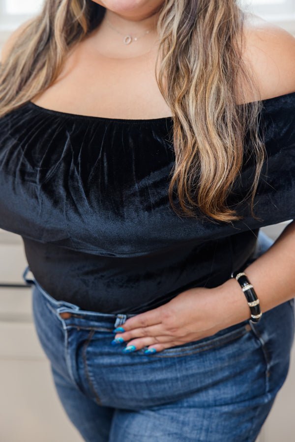 Velvet Allure Bodysuit - Simply Polished Boutique