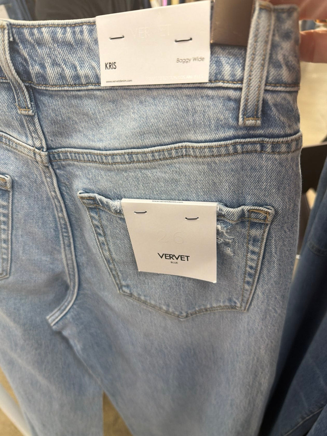 Vervet Super High Rise Baggy Jean - Simply Polished Boutique
