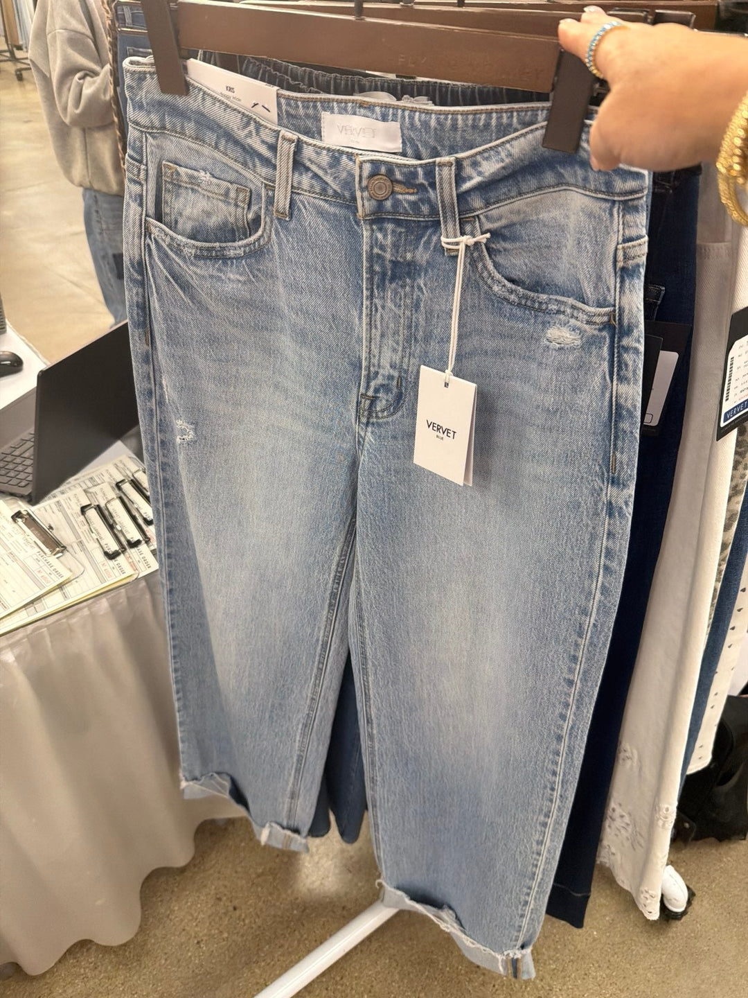 Vervet Super High Rise Baggy Jean - Simply Polished Boutique