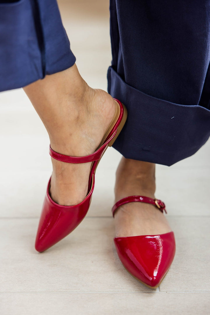 Wanna Grab Drinks Patent Flat by Corkys - Simply Polished Boutique