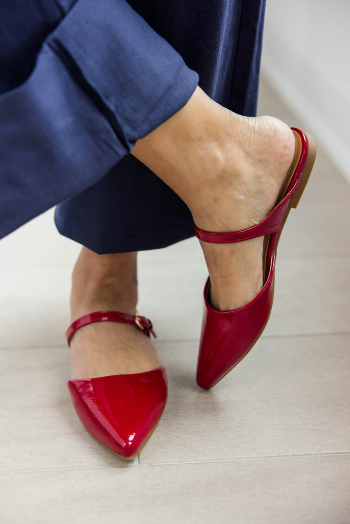 Wanna Grab Drinks Patent Flat by Corkys - Simply Polished Boutique
