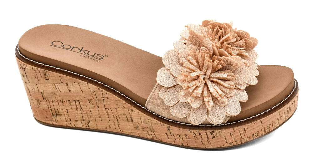 WildFlower Summer Style Wedge by Corkys - Simply Polished Boutique