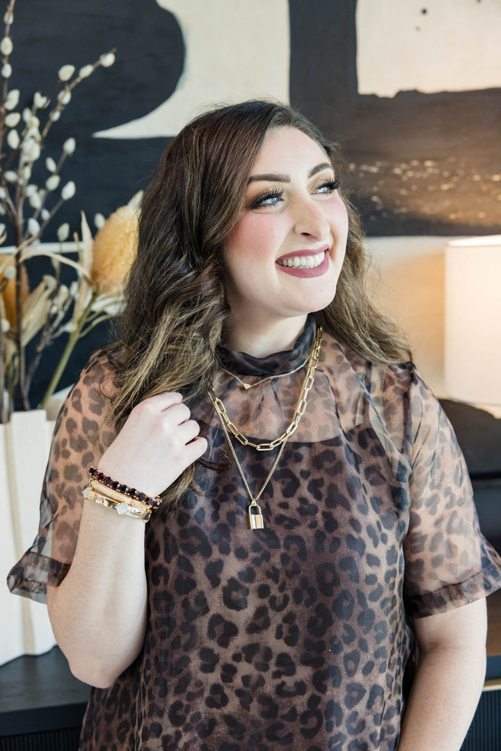 Wildly Polished Leopard Midi Dress - Simply Polished Boutique