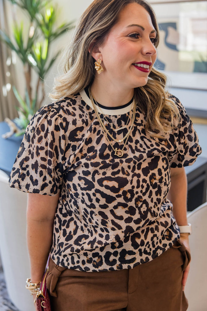 Wildly Polished Puff Sleeve Top - Simply Polished Boutique