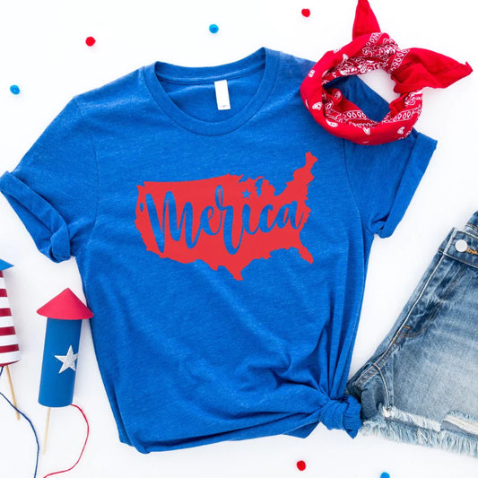 'Merica Tee Shirt - Simply Polished Boutique